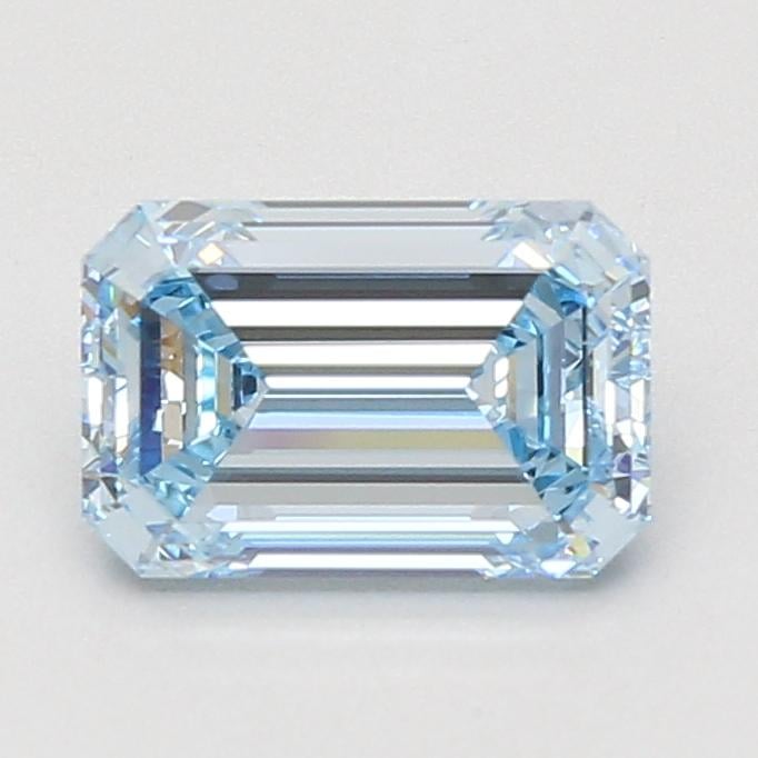 2.07 Ct. Fancy Intense Blue Emerald Lab Grown Diamond