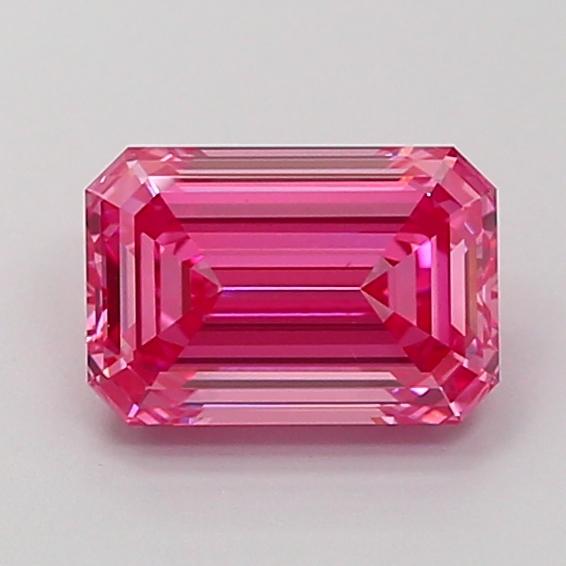1.75 Ct. Fancy Vivid  Pink Emerald Lab Grown Diamond