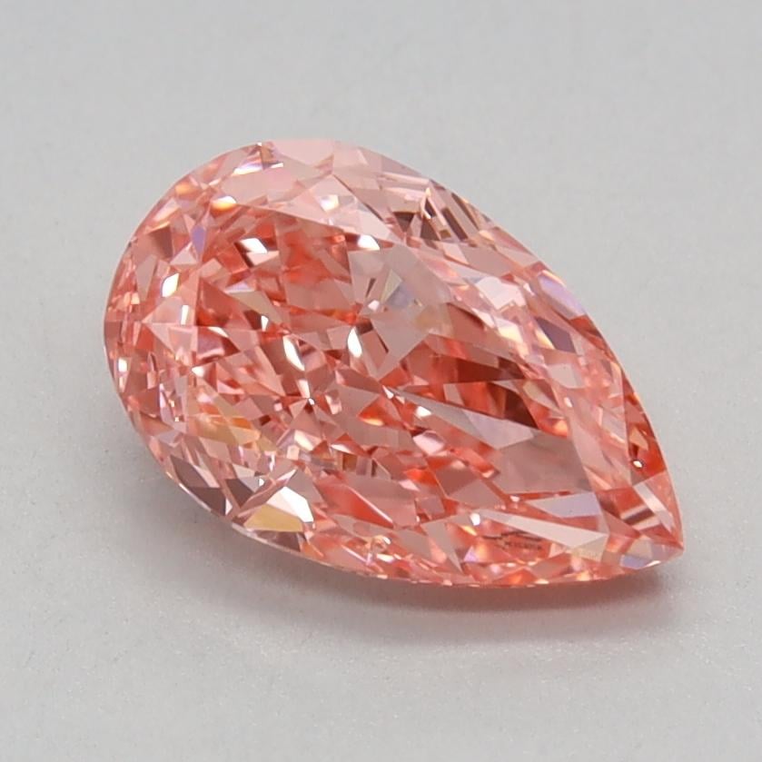 1.08 Ct. Fancy Vivid Pink Pear Lab Grown Diamond
