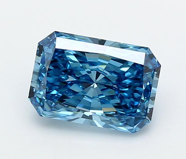 2.00 Ct. Fancy Vivid  Blue Radiant Lab Grown Diamond