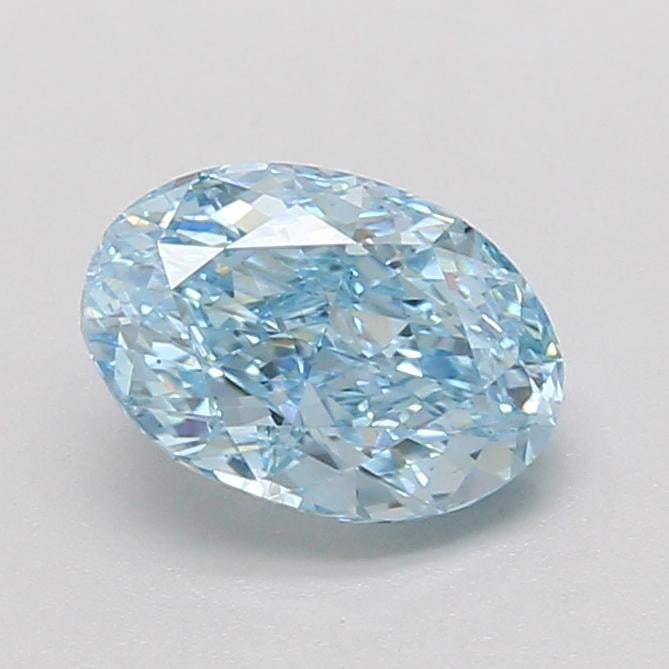 1.50 Ct. Fancy Vivid Blue Oval Lab Grown Diamond