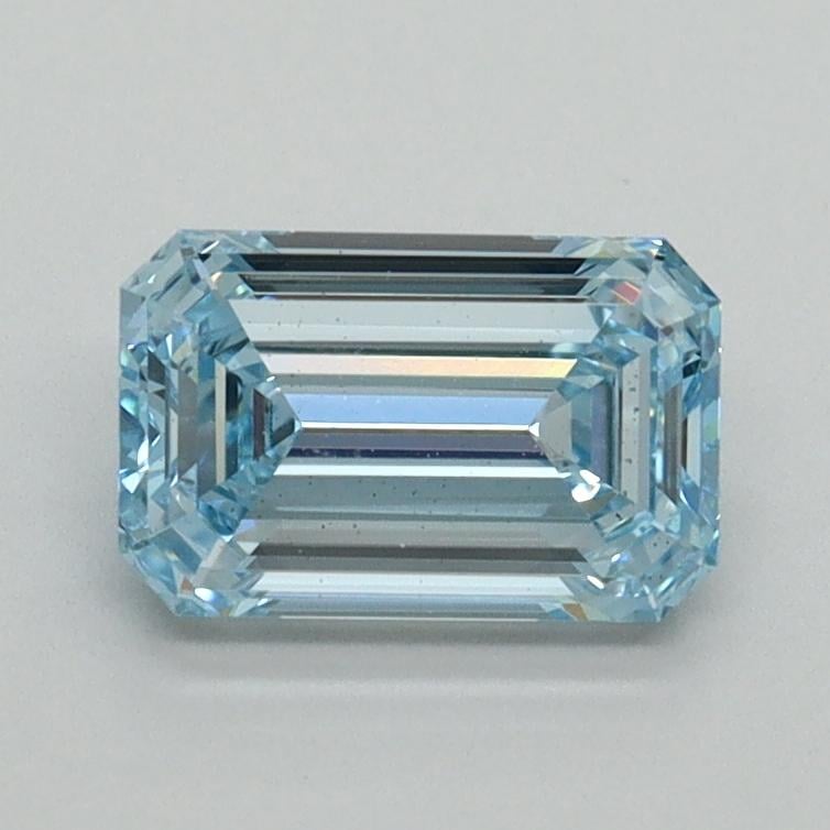 1.04 Ct. Fancy Intense Blue Emerald Lab Grown Diamond