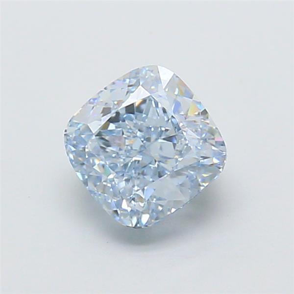 1.56 Ct. Fancy  Blue Cushion Lab Grown Diamond