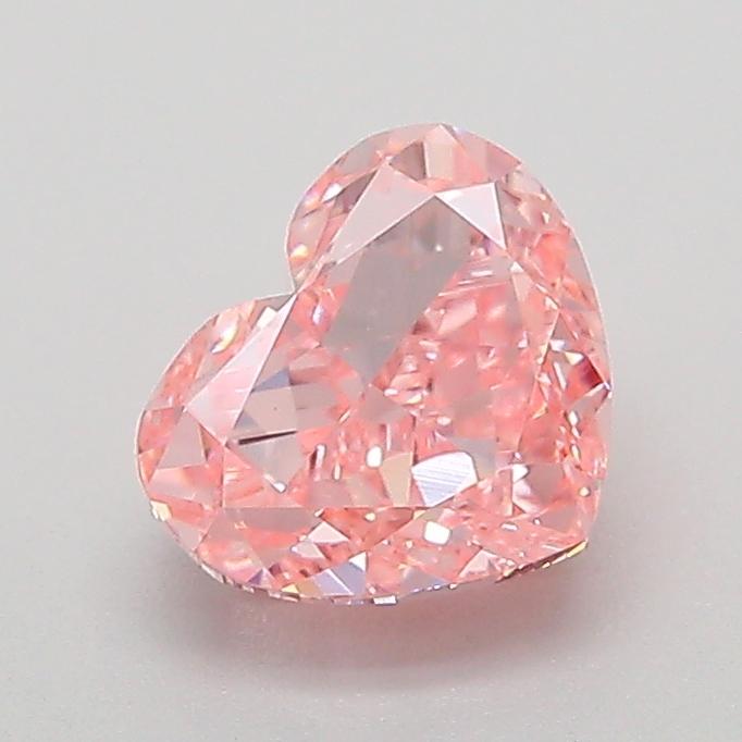 1.21 Ct. Fancy Vivid  Pink Heart Lab Grown Diamond