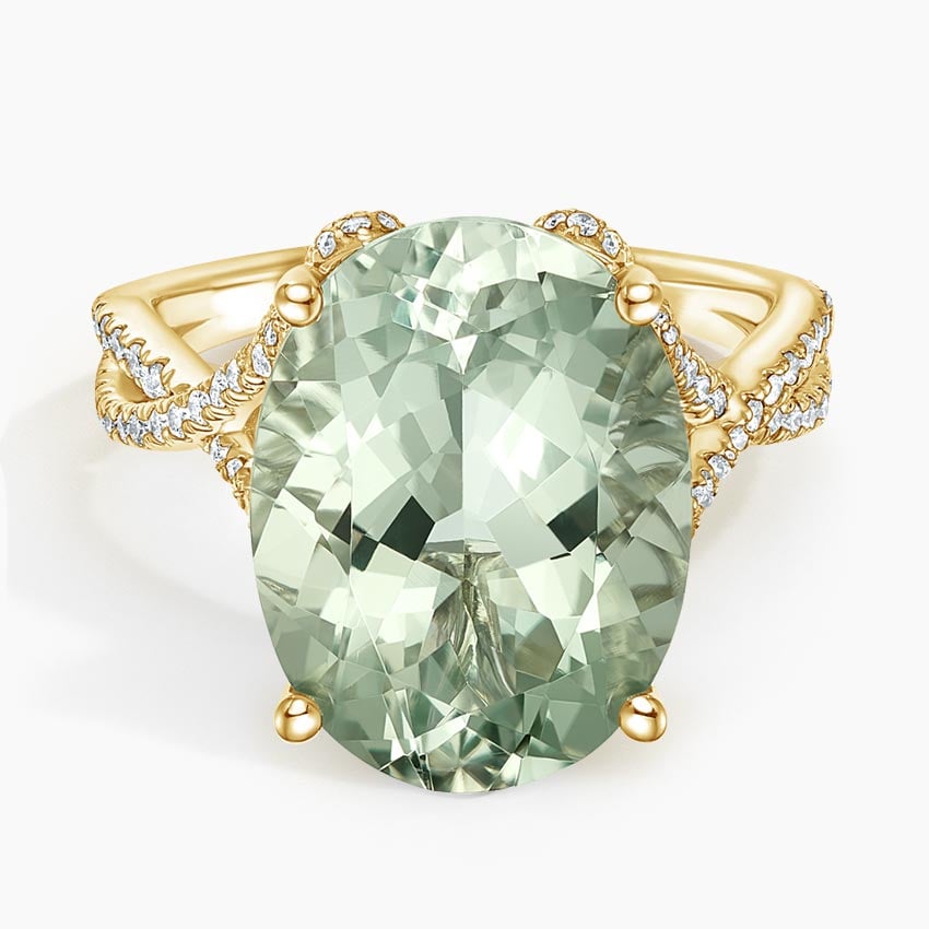 On The Rocks* Green Tourmaline & Blue Sapphire Cocktail Ring in Yello –  Broer-Freeman Jewelers