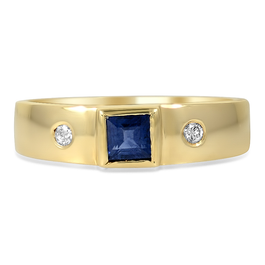 Modern Sapphire Vintage Ring