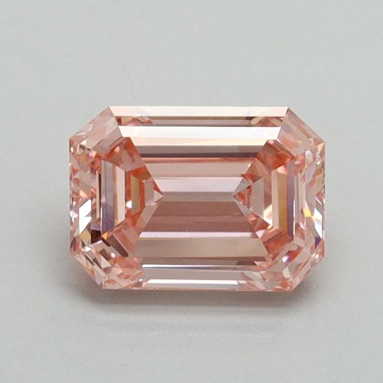 1.00 Ct. Fancy Vivid Pink Emerald Lab Grown Diamond