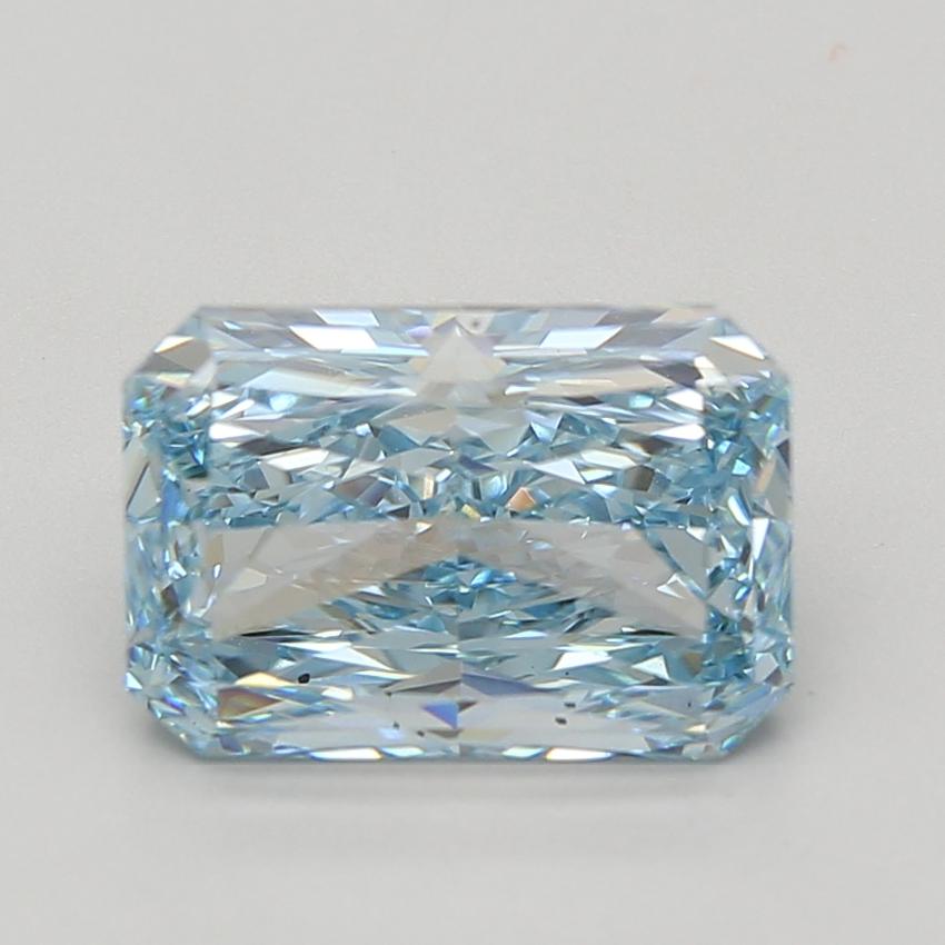 4.01 Ct. Fancy Vivid Blue Radiant Lab Grown Diamond