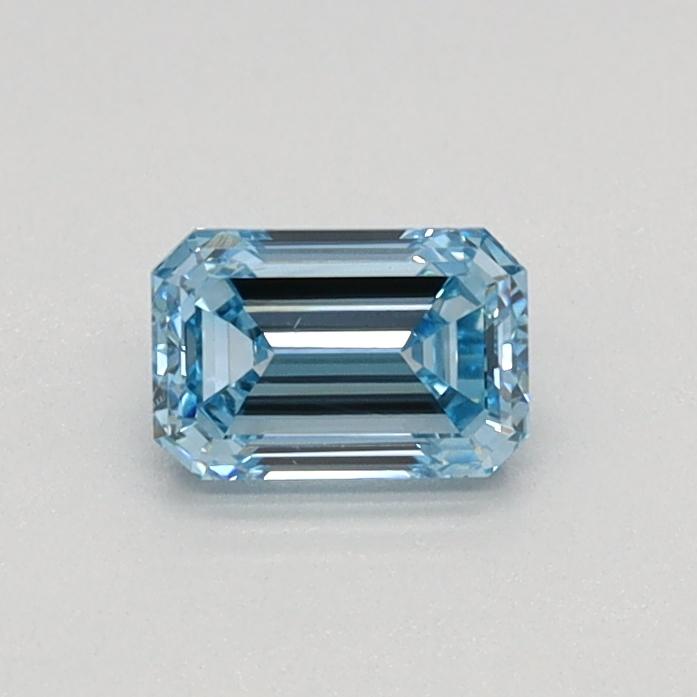 0.34 Ct. Fancy Intense Blue Emerald Lab Grown Diamond
