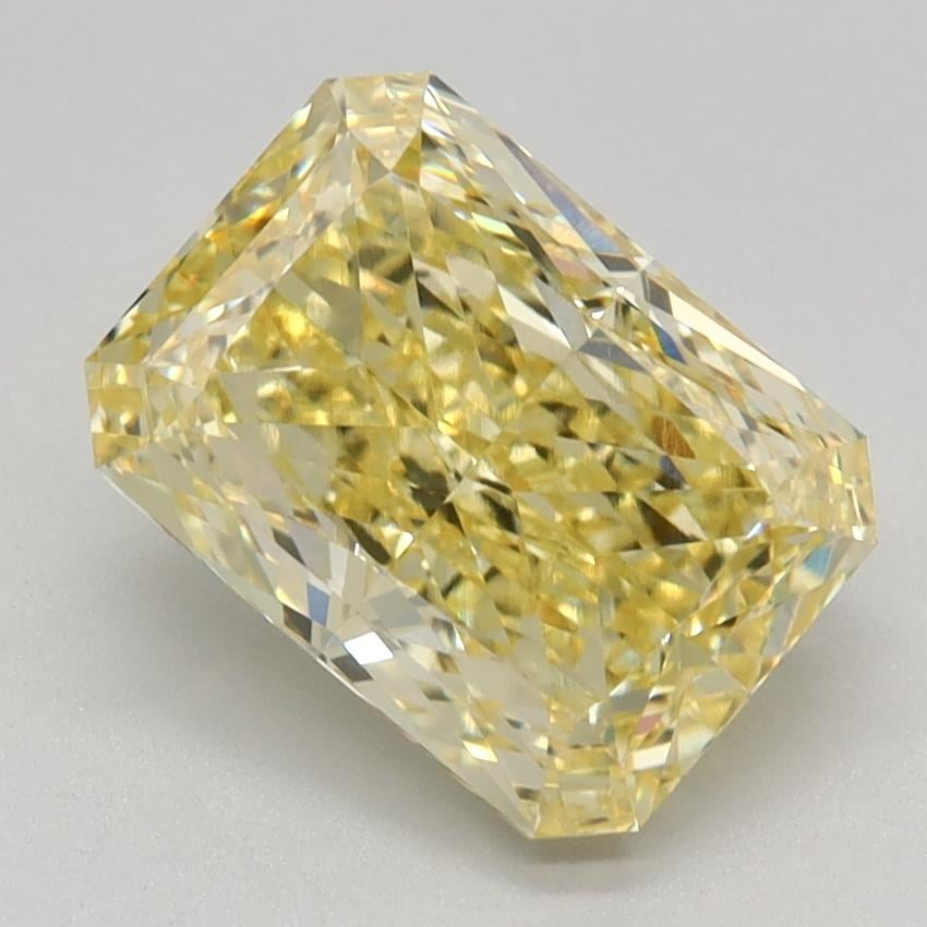 2.12 Ct. Fancy Vivid Yellow Radiant Lab Grown Diamond