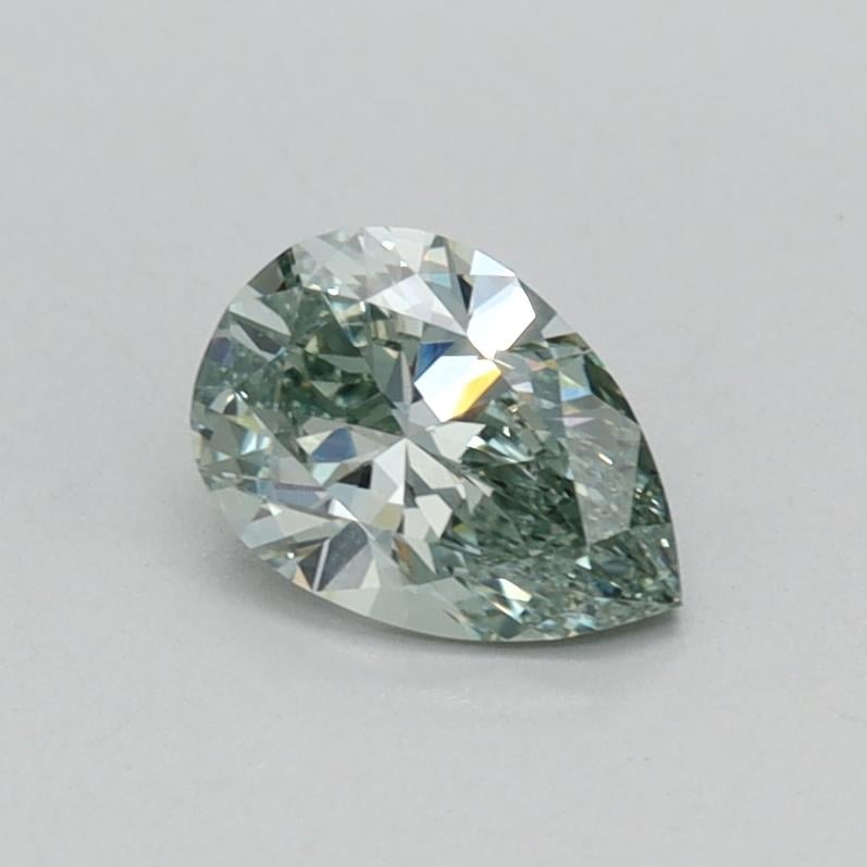 0.40 Ct. Fancy Intense Green Pear Lab Grown Diamond