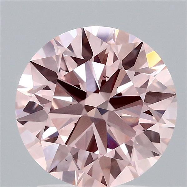 2.05 Ct. Fancy Intense Pink Round Lab Grown Diamond