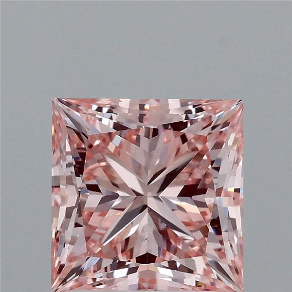 2.66 Ct. Fancy Intense Pink Princess Lab Grown Diamond