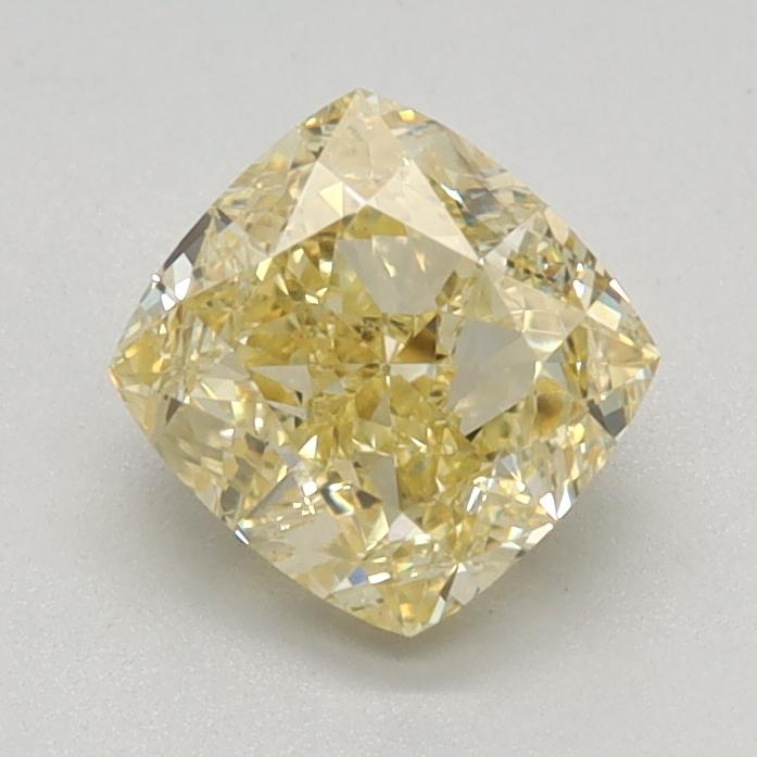 1.01 Ct. Fancy Intense Yellow Cushion Lab Grown Diamond