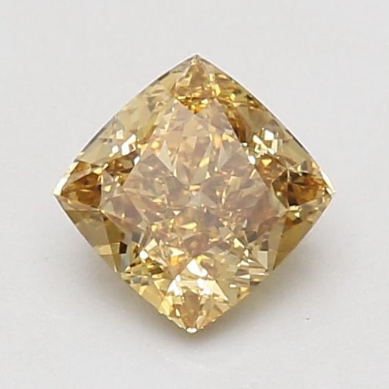 1.04 Ct. Fancy Intense Yellow Cushion Lab Grown Diamond