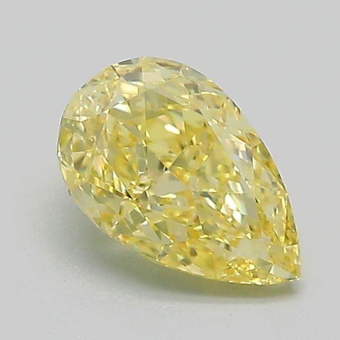 1.03 Ct. Fancy Intense Yellow Pear Lab Grown Diamond