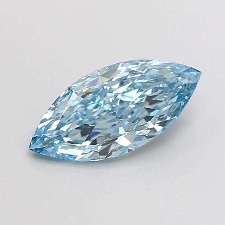1.13 Ct. Fancy Vivid Blue Marquise Lab Grown Diamond