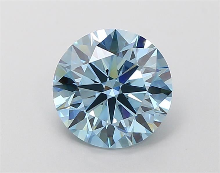 2.00 Ct. Fancy Vivid Blue Round Lab Grown Diamond