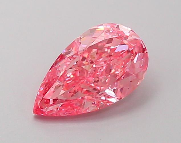 1.16 Ct. Fancy Vivid  Pink Pear Lab Grown Diamond