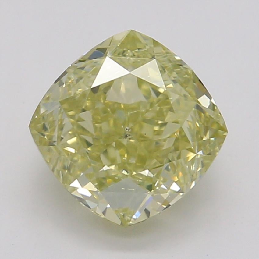1.00 Ct. Fancy Brownish Greenish Yellow Cushion Diamond