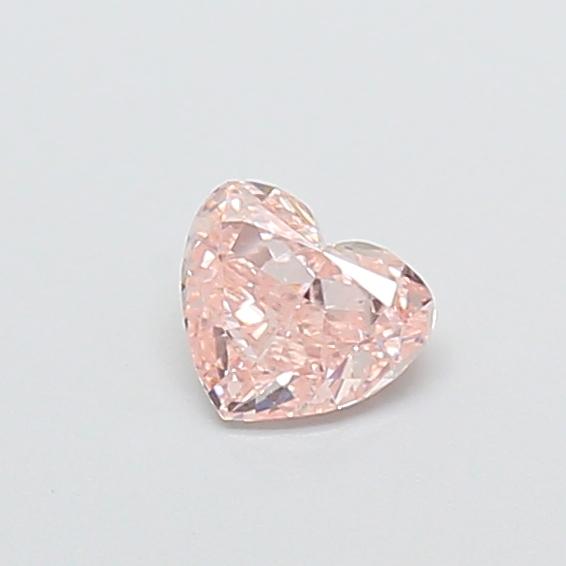 0.32 Ct. Fancy Light  Pink Heart Lab Grown Diamond