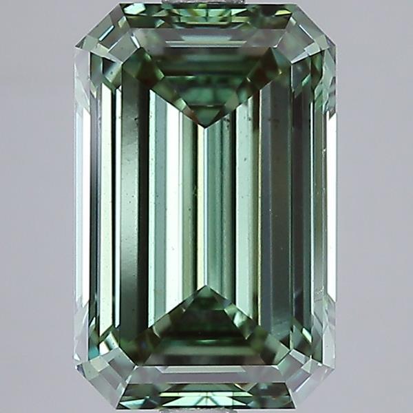 3.00 Ct. Fancy Vivid Green Emerald Lab Grown Diamond