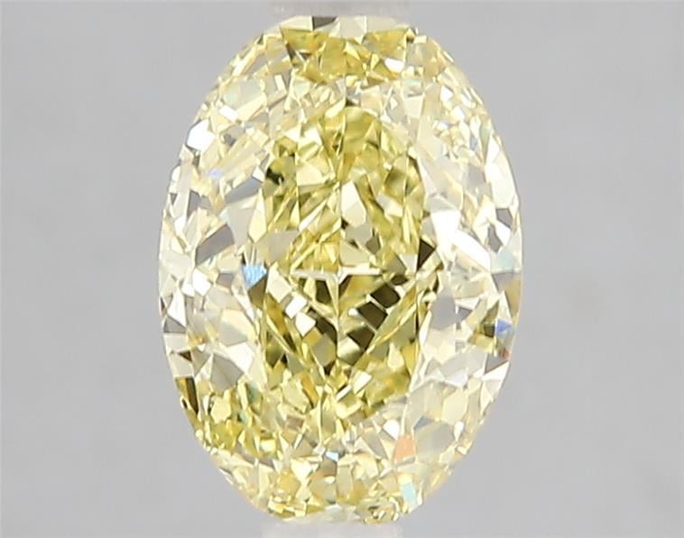 2.10 Ct. Fancy Intense Yellow Oval Lab Grown Diamond