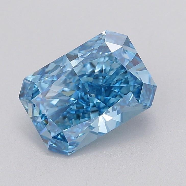 1.86 Ct. Fancy Vivid Blue Radiant Lab Grown Diamond