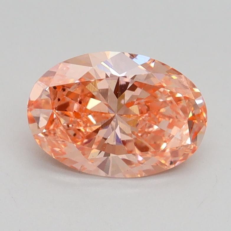 1.02 Ct. Fancy Vivid Pink Oval Lab Grown Diamond