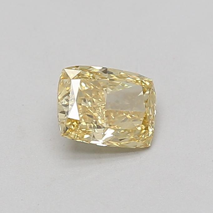 0.64 Ct. Fancy Intense Yellow Cushion Lab Grown Diamond