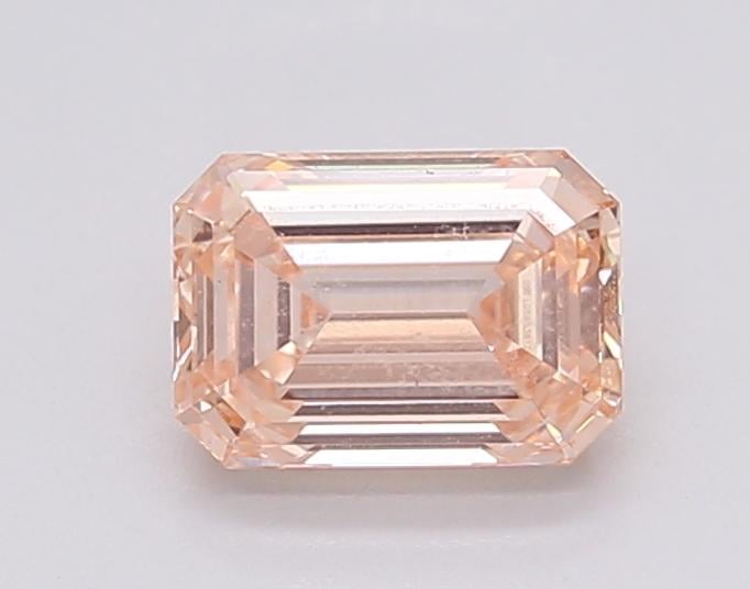 1.08 Ct. Fancy Intense Orangy Pink Emerald Lab Grown Diamond