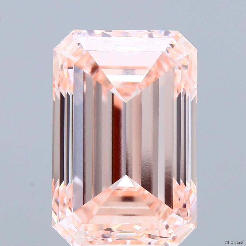 11.10 Ct. Fancy Intense Pink Emerald Lab Grown Diamond