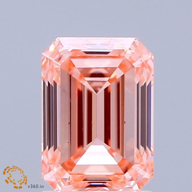 2.01 Ct. Fancy Vivid Pink Emerald Lab Grown Diamond