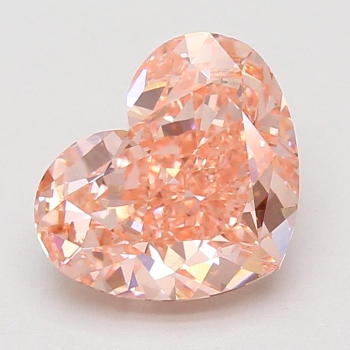 3.10 Ct. Fancy Vivid Pink Heart Lab Grown Diamond