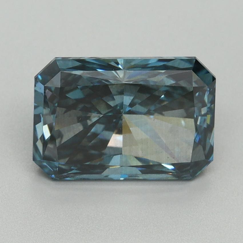 3.14 Ct. Fancy Vivid Blue Radiant Lab Grown Diamond
