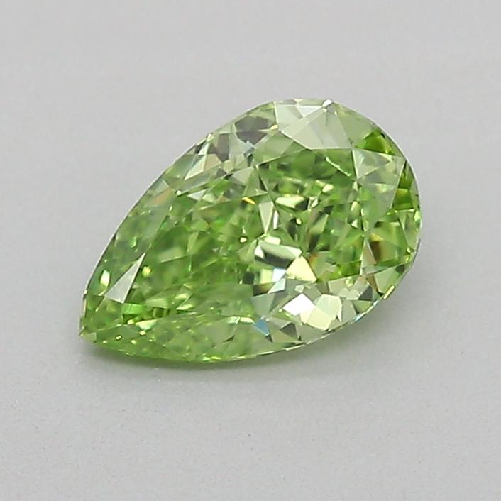 0.31 Ct. Fancy Vivid  Green Pear Lab Grown Diamond