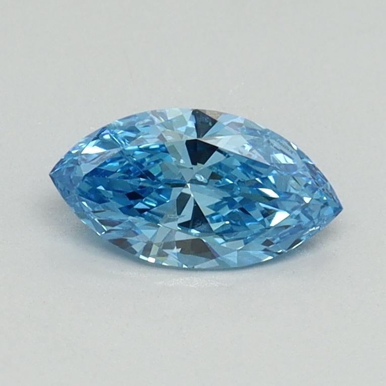0.49 Ct. Fancy Vivid Blue Marquise Lab Grown Diamond