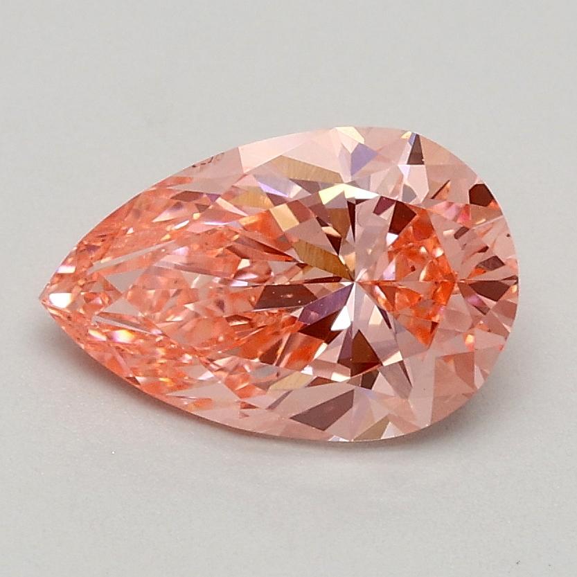 1.00 Ct. Fancy Vivid Pink Pear Lab Grown Diamond