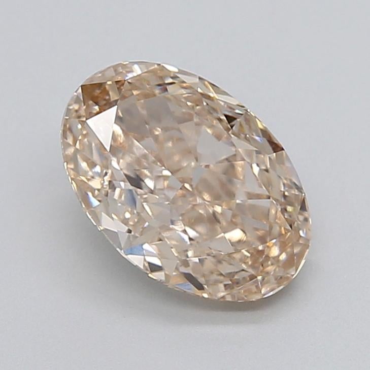 2.06 Ct. Very Light  Brown Oval Lab Grown Diamond