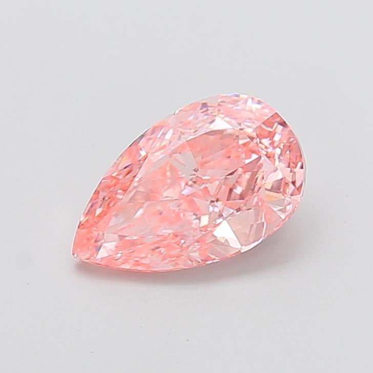 2.03 Ct. Fancy Vivid  Pink Pear Lab Grown Diamond