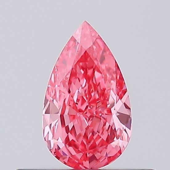 0.29 Ct. Fancy Vivid Pink Pear Lab Grown Diamond