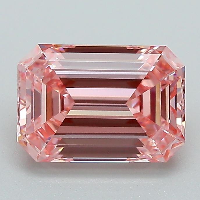 1.62 Ct. Fancy Intense Pink Emerald Lab Grown Diamond