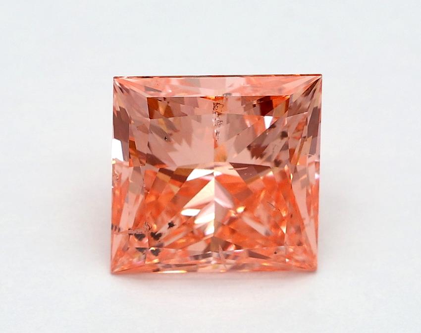 2.01 Ct. Fancy Vivid Pink Princess Lab Grown Diamond