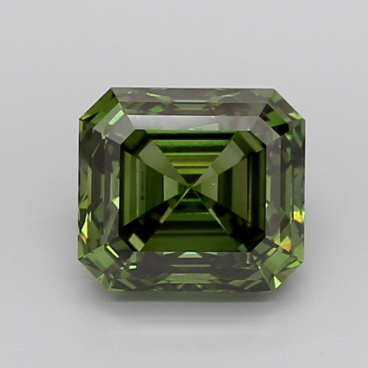 5.02 Ct. Fancy Vivid Green Emerald Lab Grown Diamond