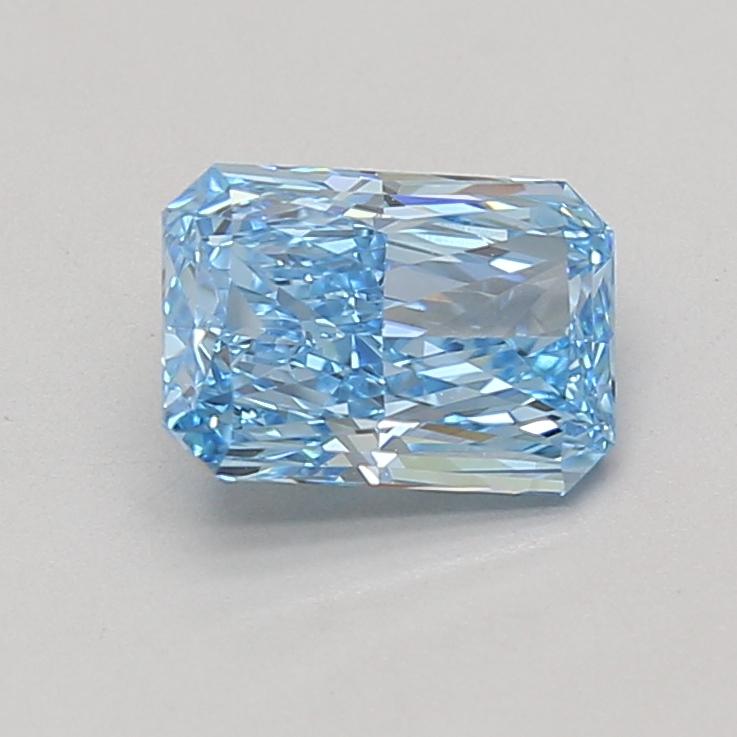 1.51 Ct. Fancy Vivid Blue Radiant Lab Grown Diamond