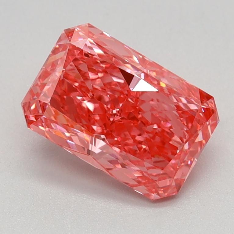 1.20 Ct. Fancy Vivid Pink Radiant Lab Grown Diamond