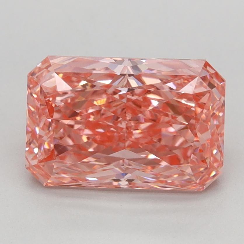 1.58 Ct. Fancy  Vivid Pink Radiant Lab Grown Diamond