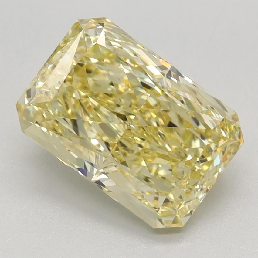 2.39 Ct. Fancy Vivid Yellow Radiant Lab Grown Diamond