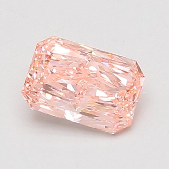 0.82 Ct. Fancy Vivid Pink Radiant Lab Grown Diamond