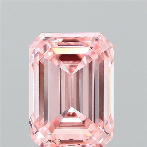 2.34 Ct. Fancy Vivid Pink Emerald Lab Grown Diamond